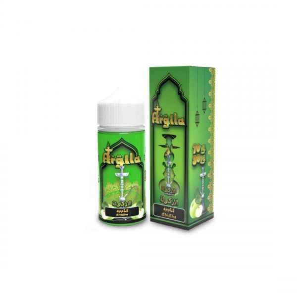 Apple - Argila Shisha 100ML E Liquid 70VG Vape 0MG Juice Short Fill